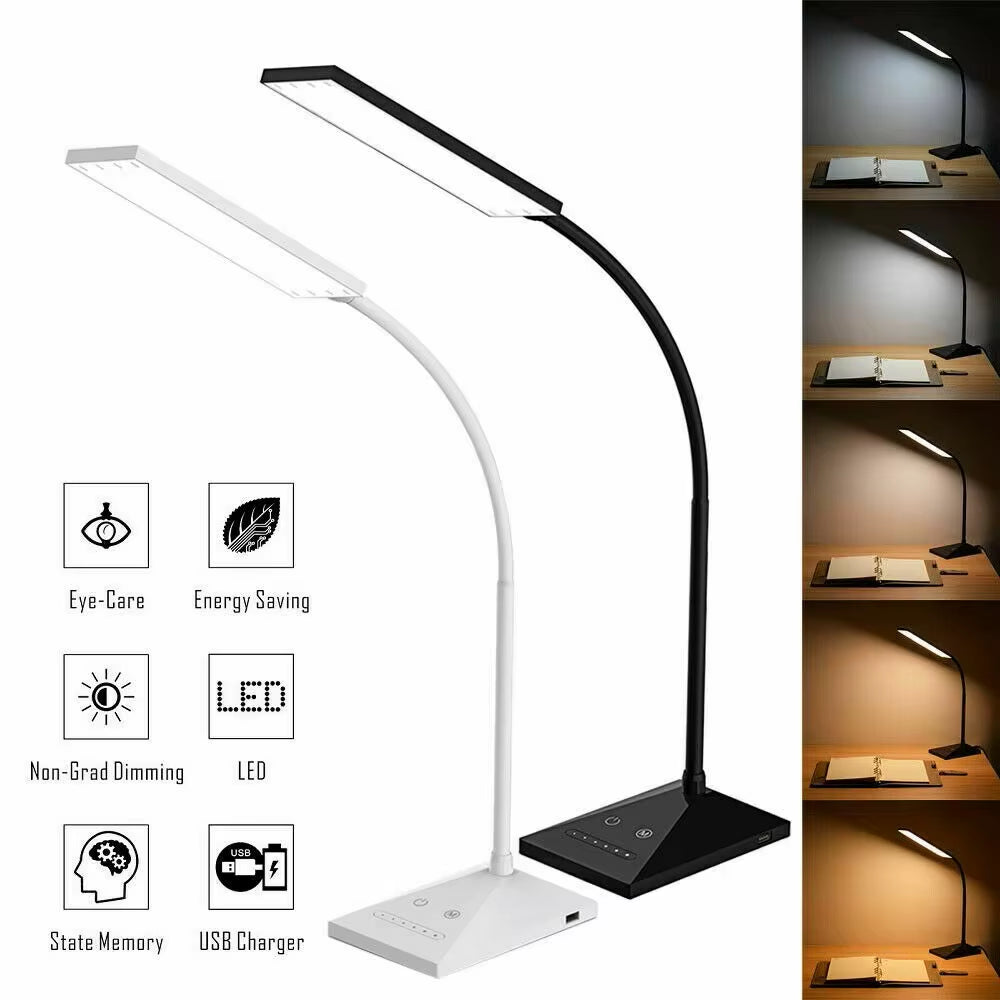 12W 72LED Desk Lamp Flexible Touch Sensor LED Reading Dimmable Lamp Night Light