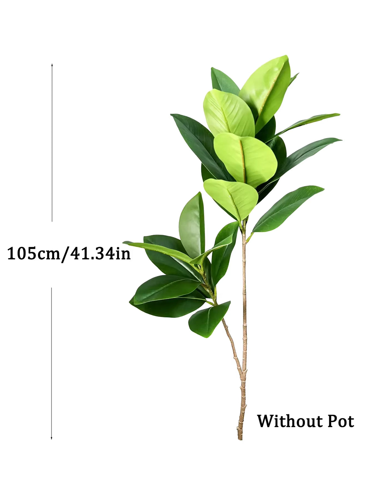 74-140Cm Large Artificial Ficus Tree Tropical Fig Tree Plants Real Touch Green Magnolia Leaves for Home Garden Office Decor