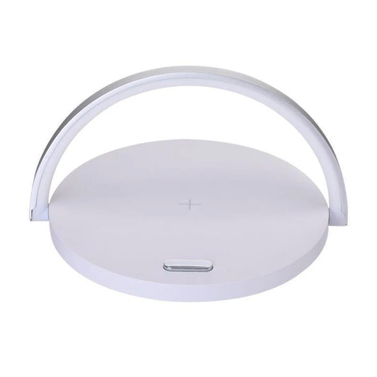 Qi Wireless Charger LED Table Lamp DC5V 10W USB Charging LED Desk Lamp Light Adjustment Table Bedside Lamp with Phone Holder