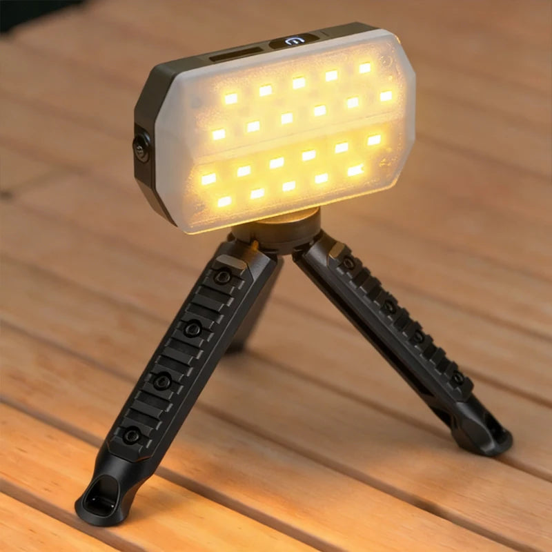 Portable Outdoor Camping Lantern Super Long 4000Mah Battery Rechargeable Emergency Light Strong Magnet Work Light for Repair